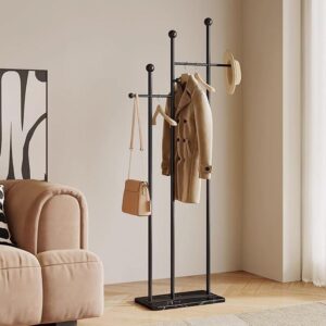 Black Heavy-Duty Mable Base Coat Rack